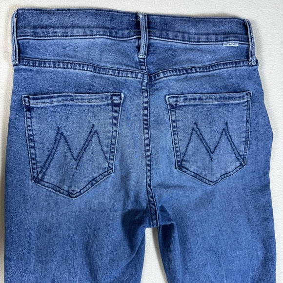 Mother The Mid Rise Dazzler Ankle Straight Leg We the Animal Wash Women Size 26 - Picture 4 of 11